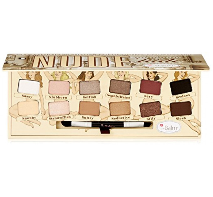 theBalm Palettes Nude'Tude Palette - Naughty Packaging палетка тіней